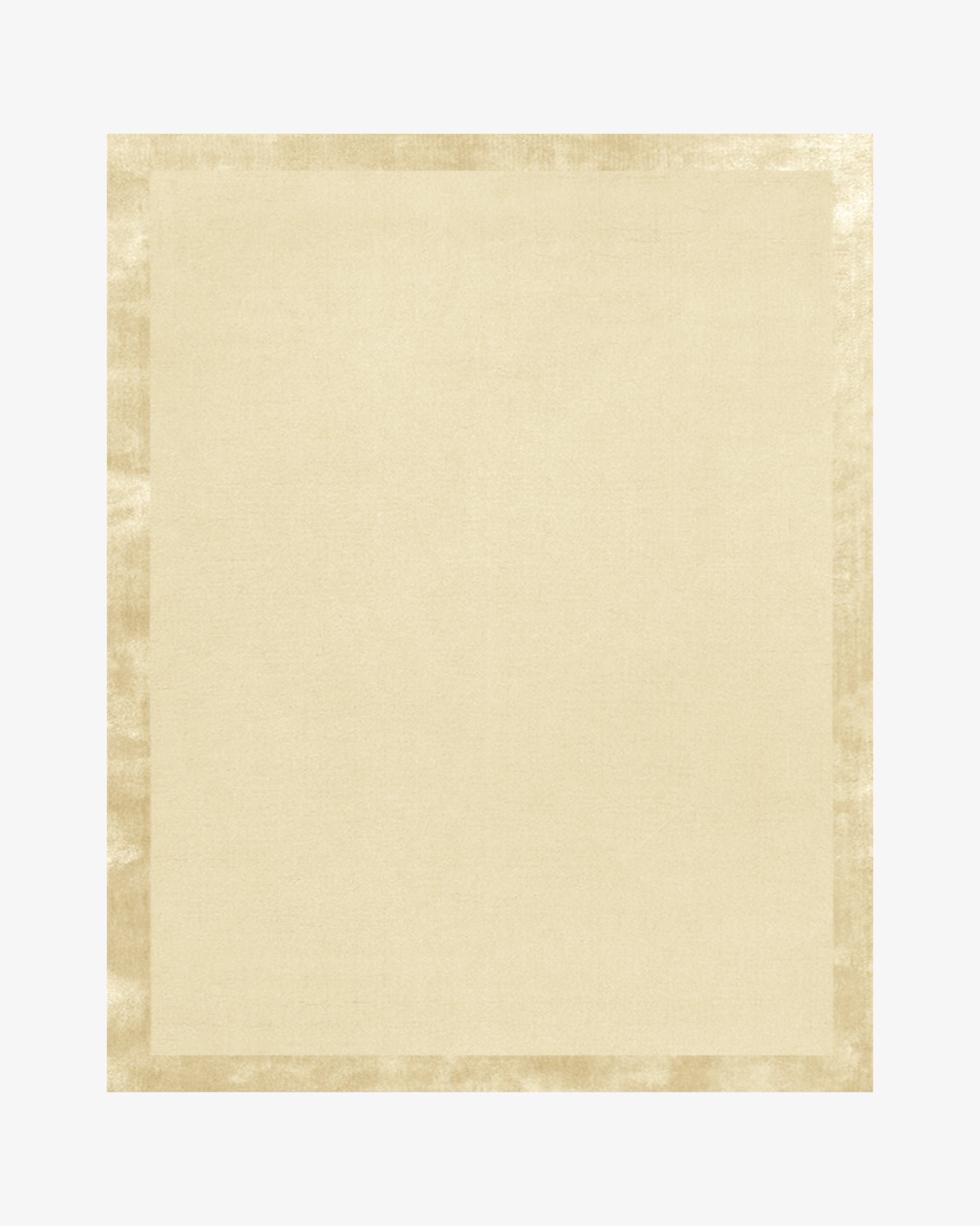 Fragment Wool & Silk Rug / Ecru