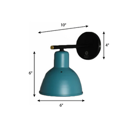 CWS146 Executive Club Wall Sconce - The Black Steel