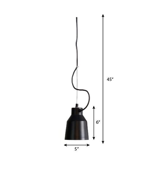 CLH101 Saishogen Hanging Light - The Black Steel