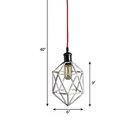 Wharf White Industrial Pendant Light