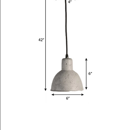 BSE121 Mountainside Concrete Light