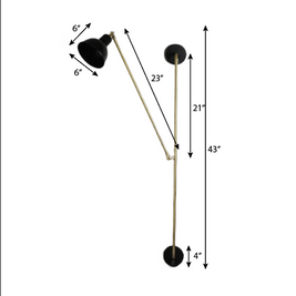 FSW214 Swing-Arm Corner Lamp