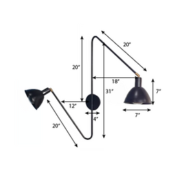 FSW216 Zedd Functional Wall Lamp