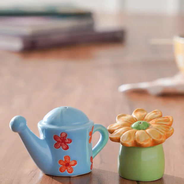 Mahi- Salt and Pepper Shakers (Flower and Watering Can)