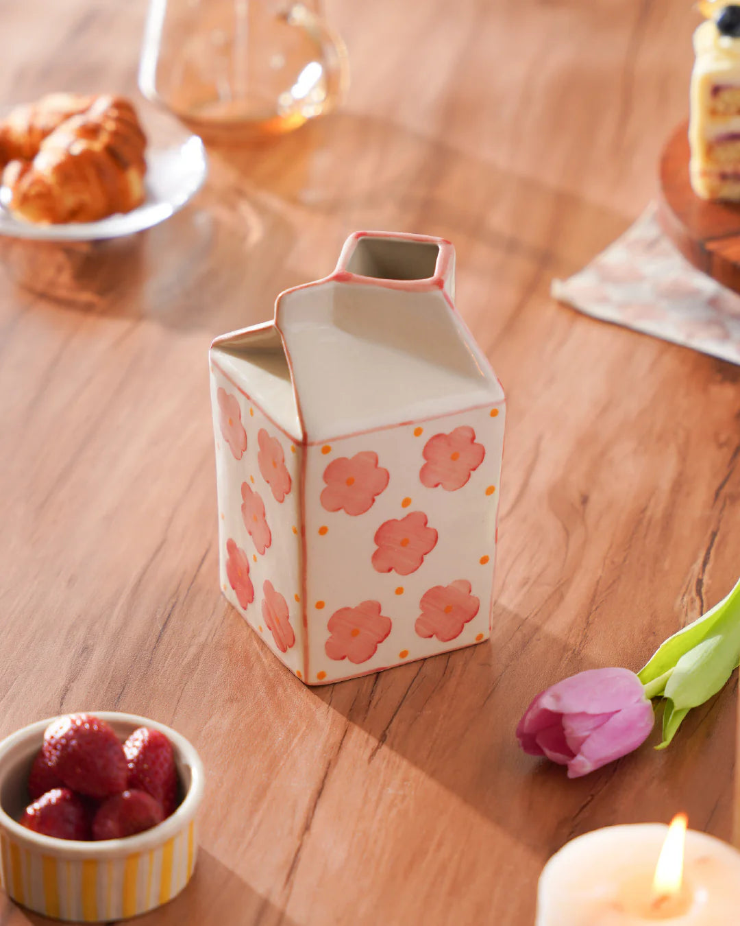 Aboli- Milk Carton Shaped Vase (or Jug!)