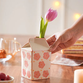 Aboli- Milk Carton Shaped Vase (or Jug!)