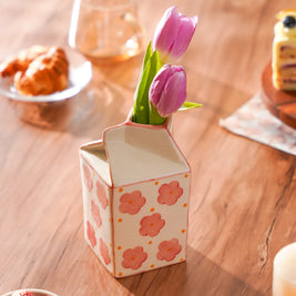 Aboli- Milk Carton Shaped Vase (or Jug!)