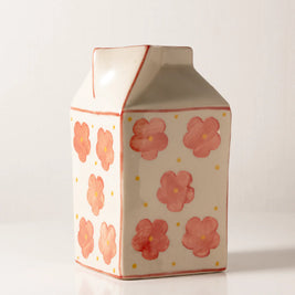 Aboli- Milk Carton Shaped Vase (or Jug!)