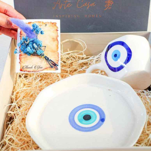 Nazar Is Real Gift Box | Evil Eye Cup & Saucer Romantic Gift Set – ArteCasa