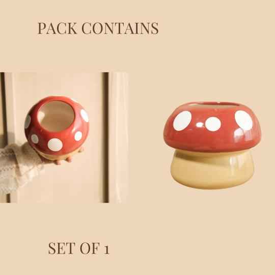 Mushroom Planter | Cute Ceramic Pot