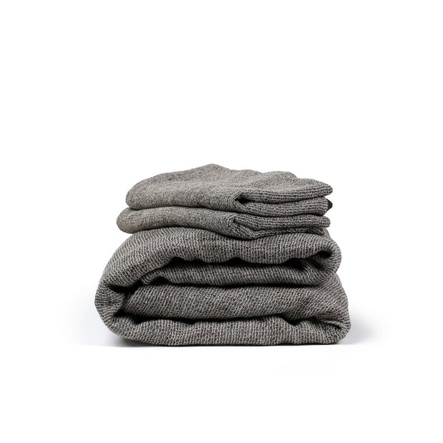 Wren waffle duvet cover set