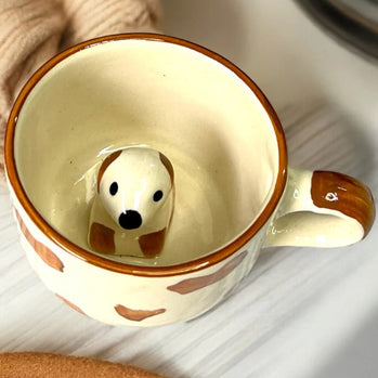 Doggo Mug | Cute Dog Ceramic Mug | Aesthetic Coffee Cup - https://artecasa.in/