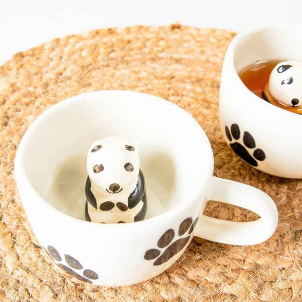 Panda Mug | Cute Panda Ceramic Coffee Mug | Aesthetic Animal Cup | Clearance Sale