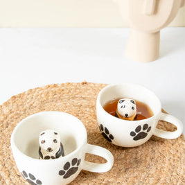 Panda Mug | Cute Panda Ceramic Coffee Mug | Aesthetic Animal Cup | Clearance Sale - https://artecasa.in/