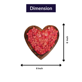 Wooden Heart Candle – Natural Romantic Candle Décor | Artecasa - https://artecasa.in/