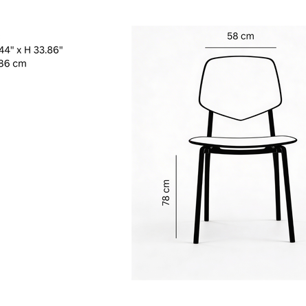 Yoga Dining Chair Leather