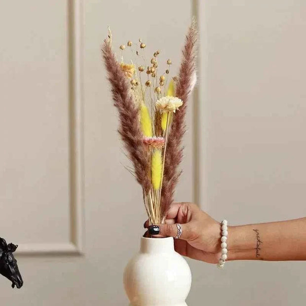 Aira Dried Flower Bunch | Natural Dried Floral Decor for Vase Styling | Arte Casa
