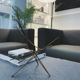 Alpha Gold Star Table Decor - The Black Steel