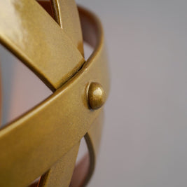 Matte Gold Lampshade Armillary Design 11