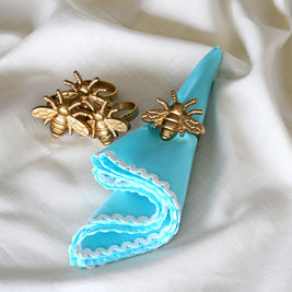 Apiary Gold Napkin Rings (Set of 4)
