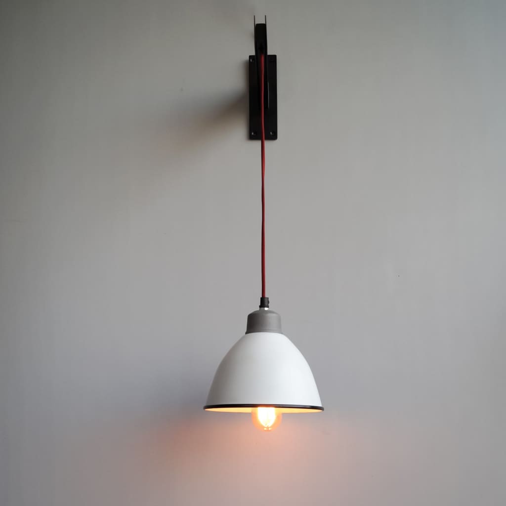 Applique Métal Whitesmoke Wall Hanging Lamp - The Black Steel