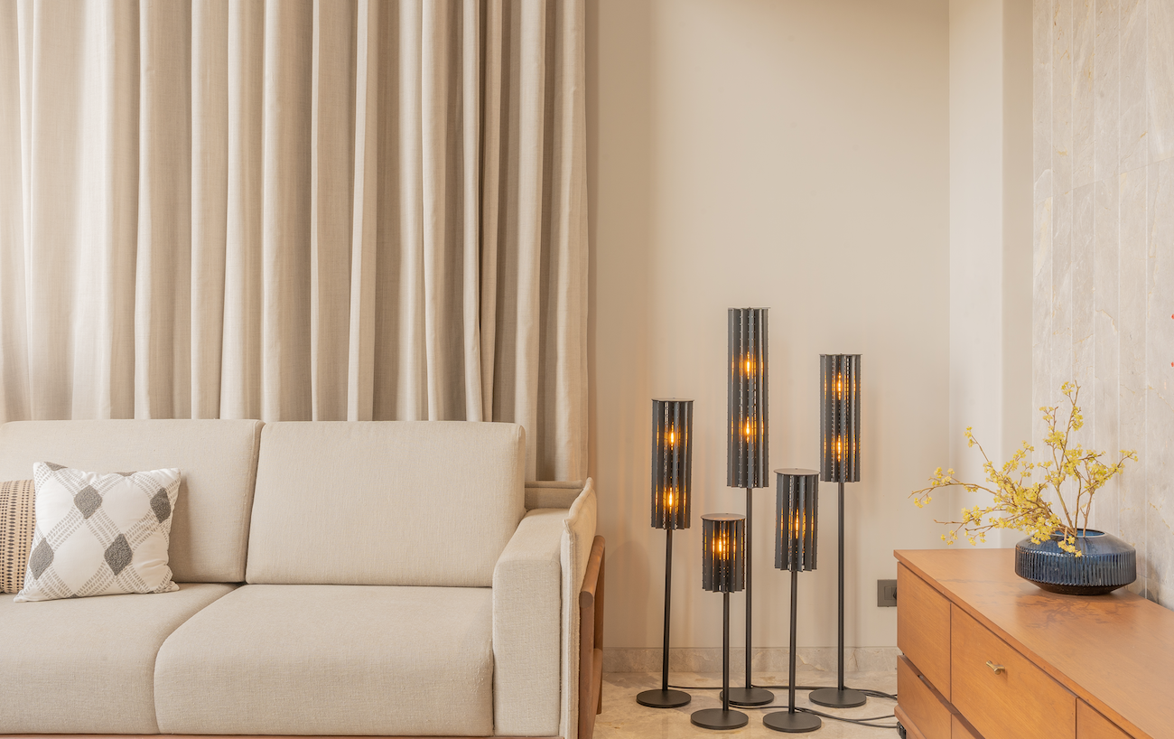 Roll Floor Lamp Cluster