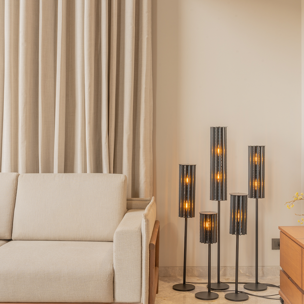 Roll Floor Lamp Cluster