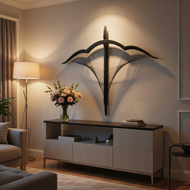 Arjuna Focus Bowhead Wall Installation