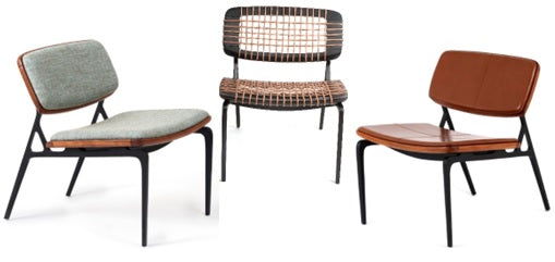 Asan Chair Leather Weave