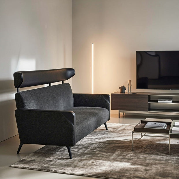 Asan Sofa High Back with Leather