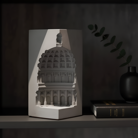 Aurum- a Pantheon Candle holder | Bookend