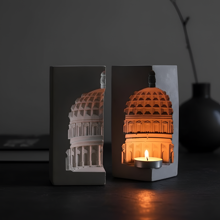Aurum- a Pantheon Candle holder | Bookend - I MEAN DESIGN