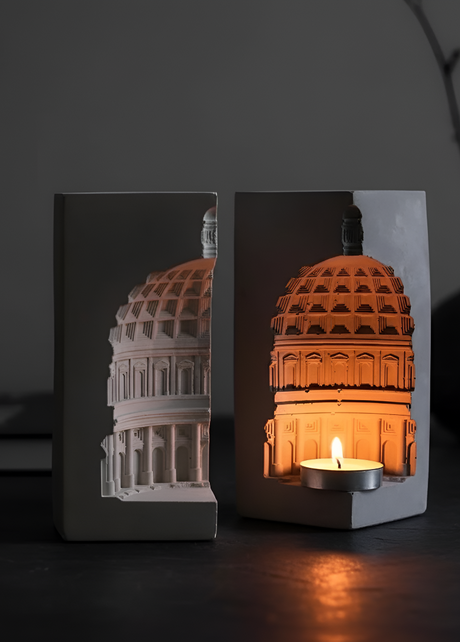 Aurum- a Pantheon Candle holder | Bookend - I MEAN DESIGN