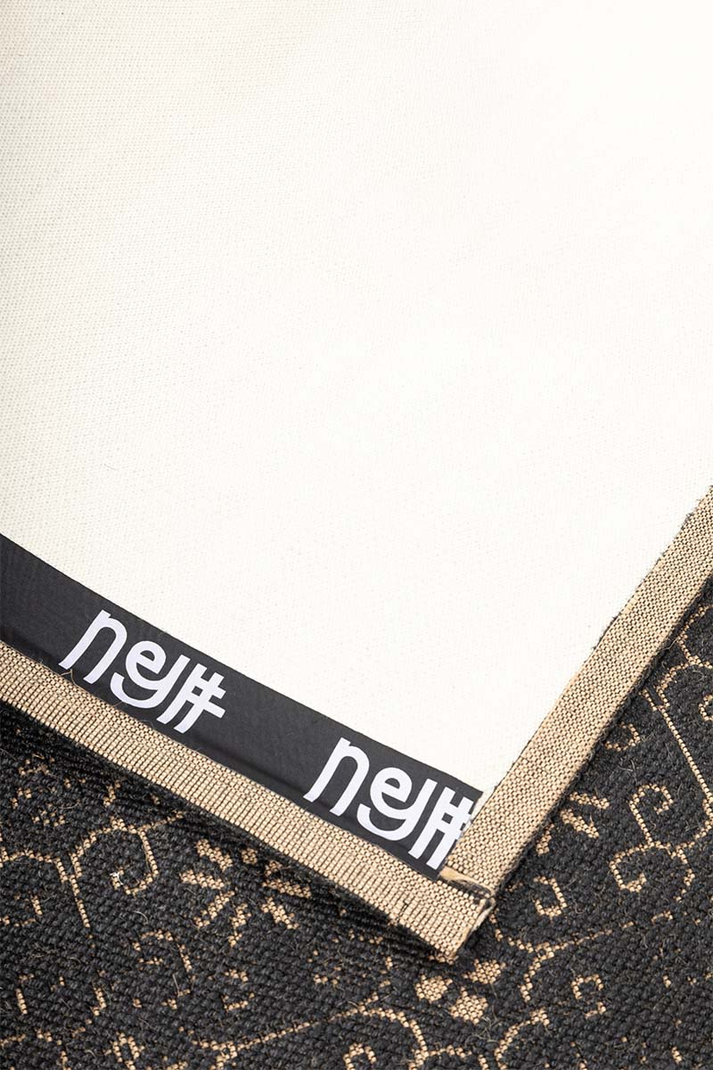 Twilight Black natural Jute 6x9 feet Rectangle Rug - I MEAN DESIGN