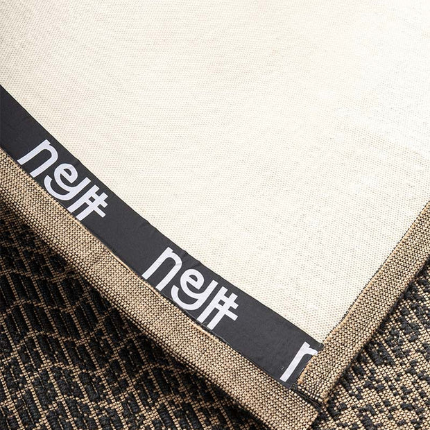 Barcode Beige Wool Viscose 6x9 feet Rectangle Rug