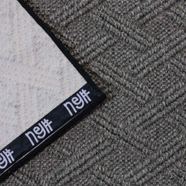 Diamond Grey Sisal 6x9 feet Rectangle Rug - I MEAN DESIGN