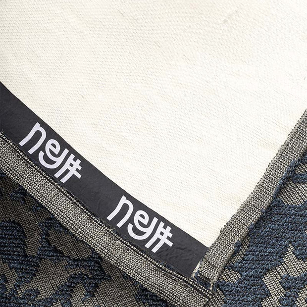 Phulkari Blue Sisal 8x10 feet Rectangle Rug - I MEAN DESIGN