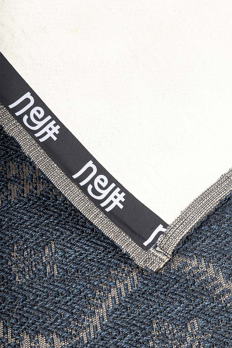 Zarnishan Indigo Blue Sisal 6x9 feet Rectangle Rug - I MEAN DESIGN