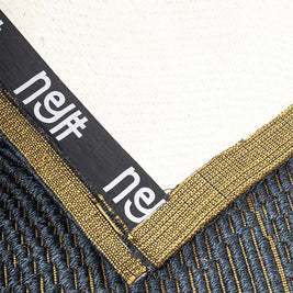 Flood Rug W Blue Sisal 5x8 feet Rectangle Rug - I MEAN DESIGN