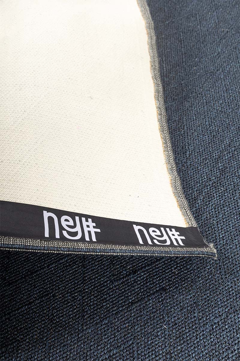 Indigo Noir Blue Sisal 8x10 feet Rectangle Rug