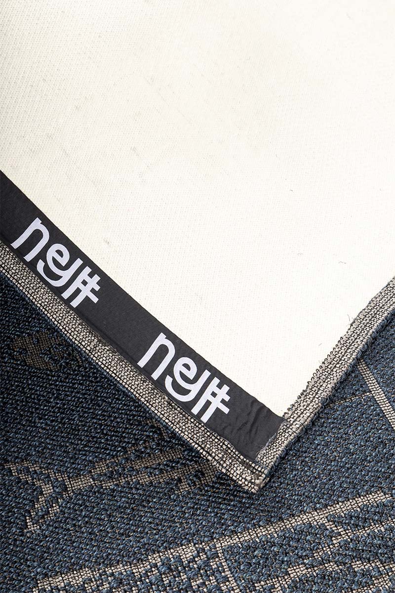 Chaakara Indigo Blue Sisal 6x6 feet Square Rug - I MEAN DESIGN