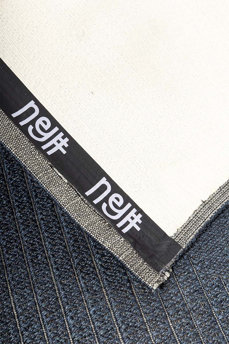 Ikat Blue Sisal 6x9 feet Rectangle Rug - I MEAN DESIGN