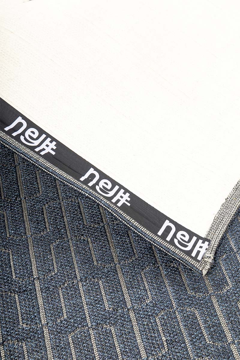 Circuit Blue Sisal 6x9 feet Rectangle Rug - I MEAN DESIGN