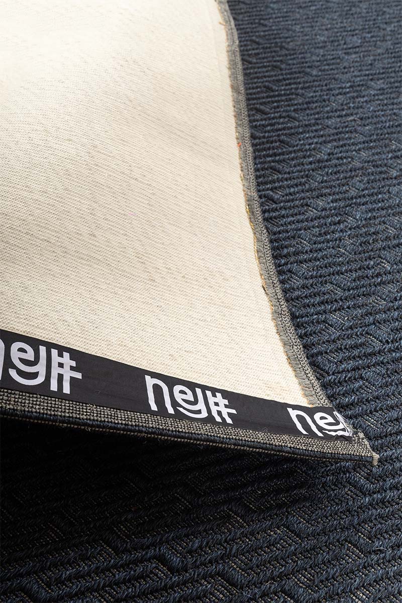 Obsidian Blue Sisal 5x8 feet Rectangle Rug - I MEAN DESIGN