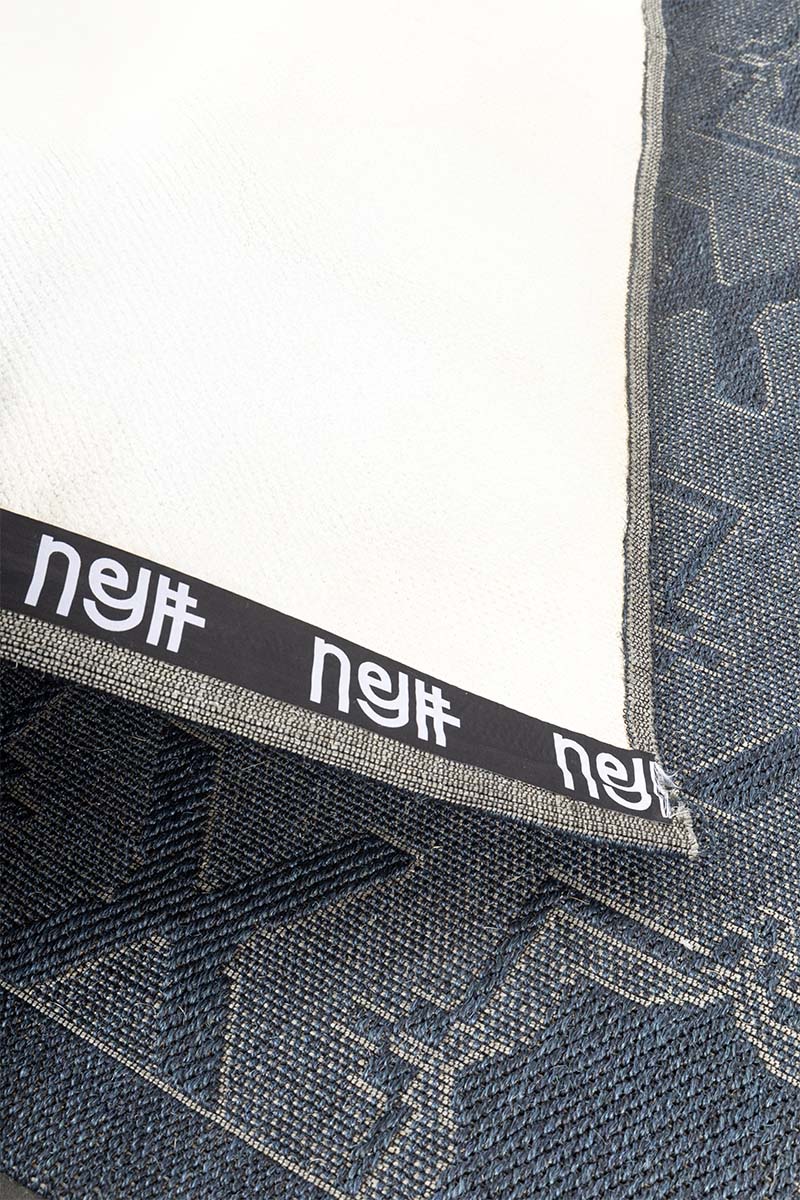 Diamond X Blue Sisal 5x8 feet Rectangle Rug - I MEAN DESIGN