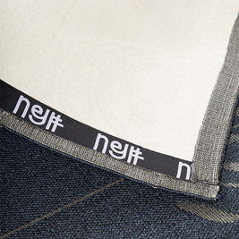 Vintage Bows Blue Sisal 5x8 feet Rectangle Rug - I MEAN DESIGN