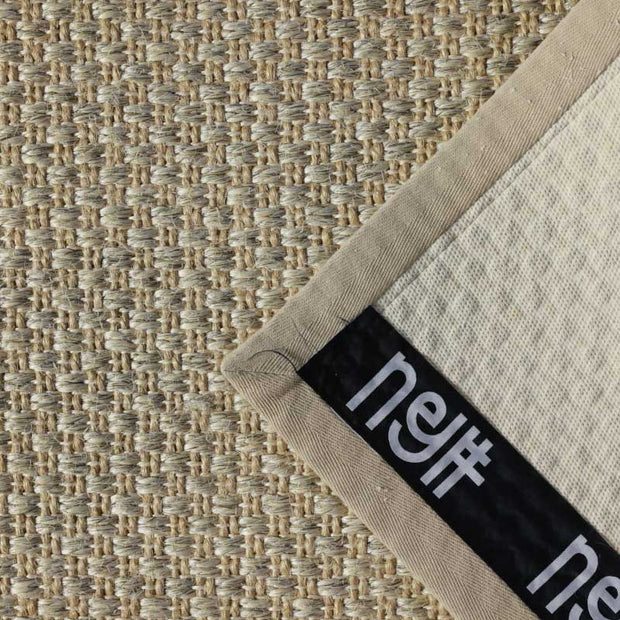 Panama Beige & White Sisal 2.6x7.5 feet Runner Rug - I MEAN DESIGN