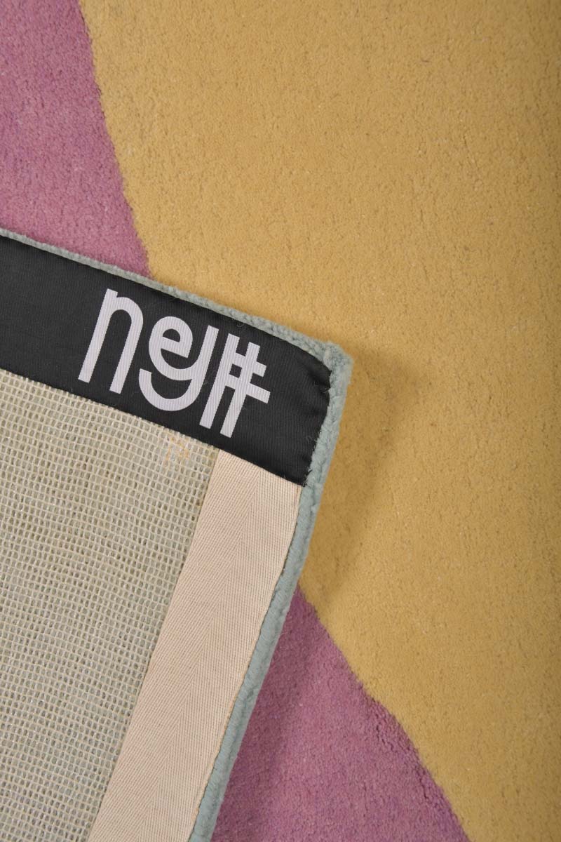 Stack Multicolour Wool 4x6 feet Rectangle Rug - I MEAN DESIGN