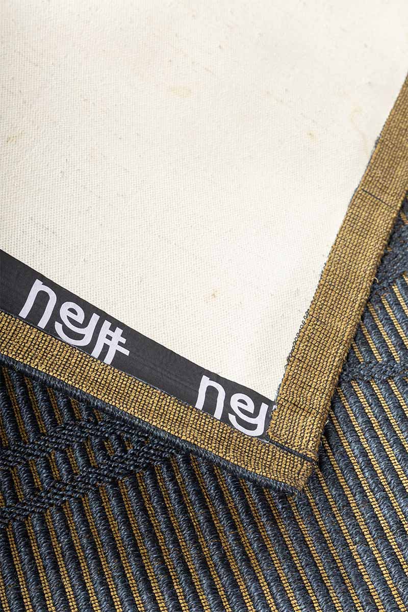 Fault Line Blue Sisal 5x8.5 feet Rectangle Rug - I MEAN DESIGN