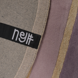 Flow Multicolour Wool Jute 6x6 feet Round Rug - I MEAN DESIGN